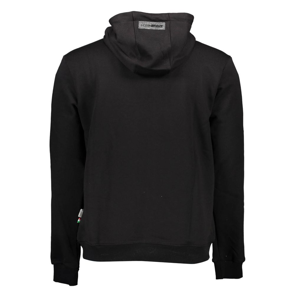 Plein Sport Black Cotton Men's Hooded Sweater
