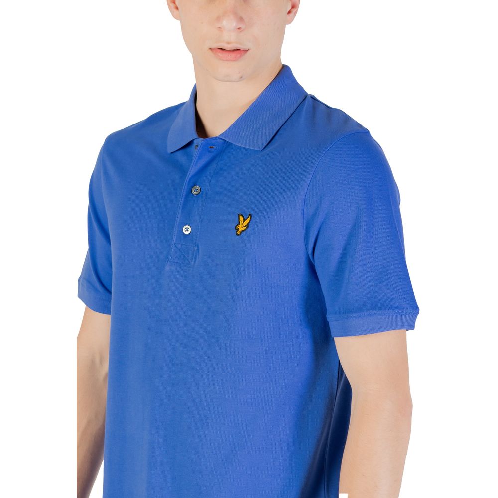 Lyle & Scott Blue Cotton Polo Shirt