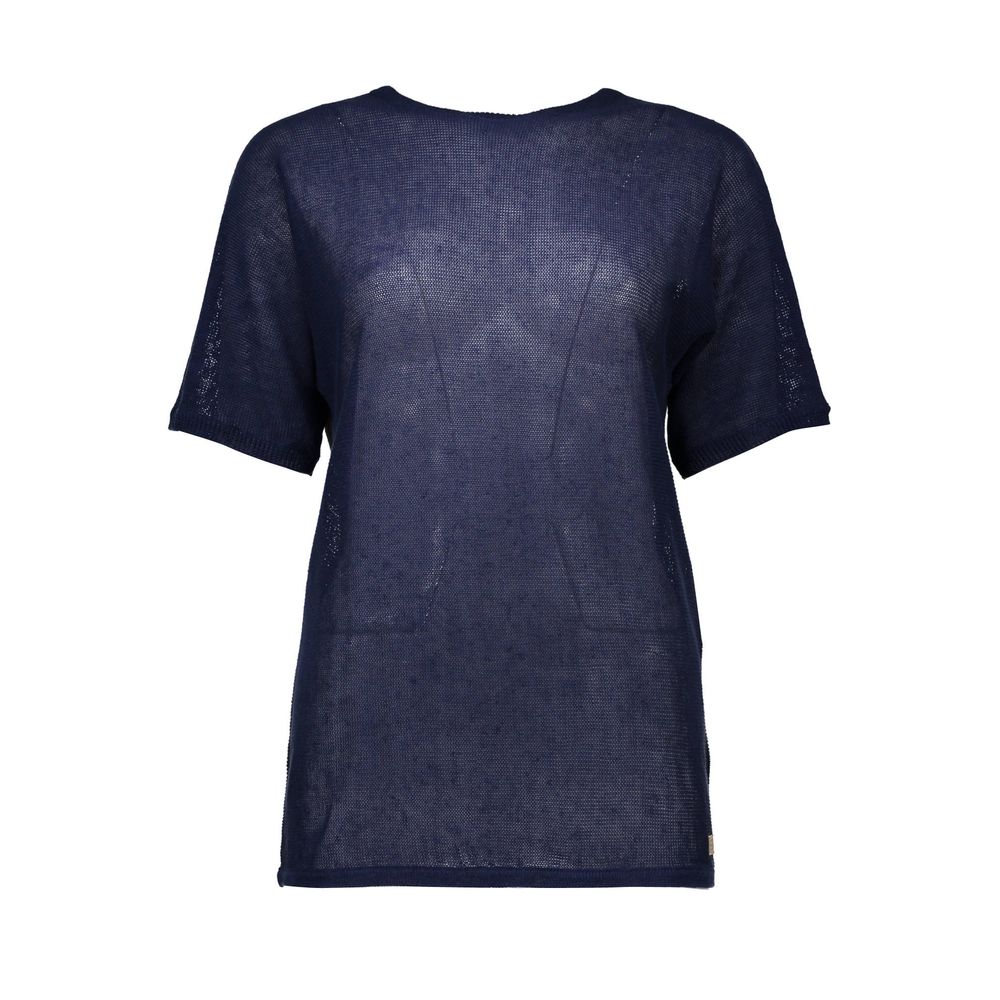 Gant Blue Linen Women Shirt