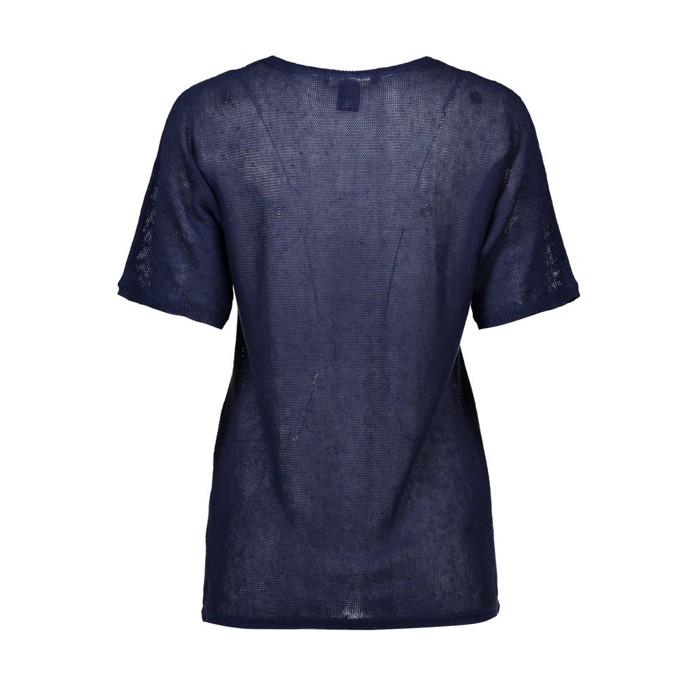 Gant Blue Linen Women Shirt