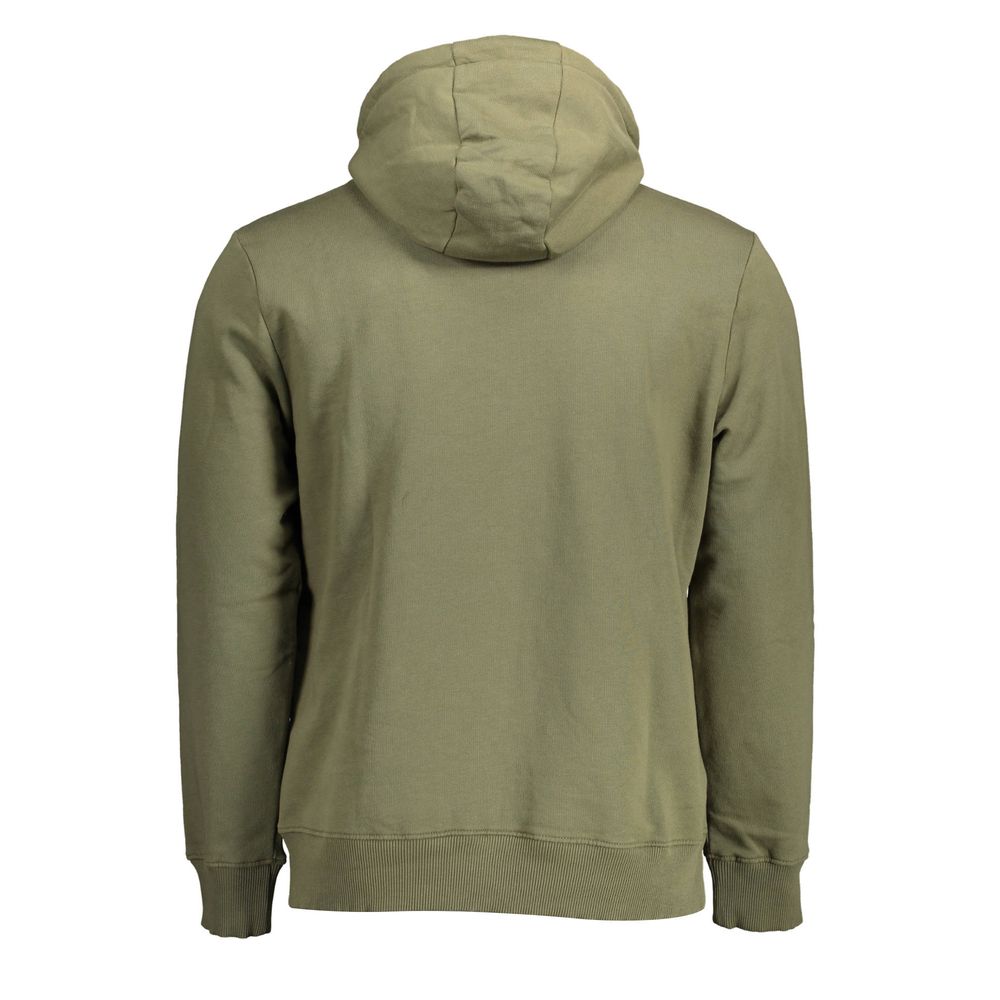 Napapijri Green Cotton Men Sweater