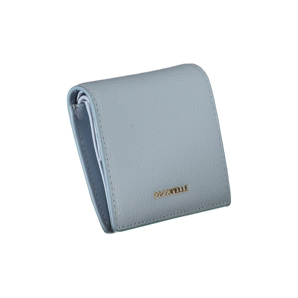 Coccinelle Light Blue Leather Women Wallet