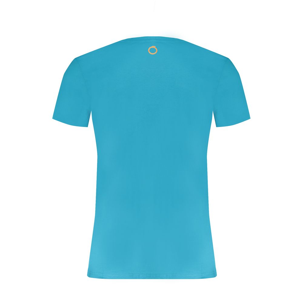 Trussardi Light Blue Cotton Men T-Shirt