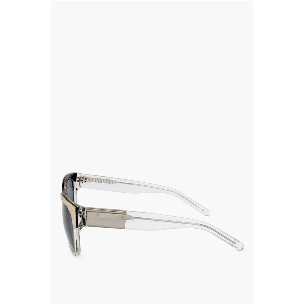 Linda Farrow PHILLIP LIM Wayfarer Sunglasses with Wood Effect Detail