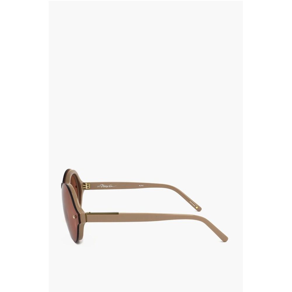 Linda Farrow PHILLIP LIM Full-lens Designed Oval Sunglasses