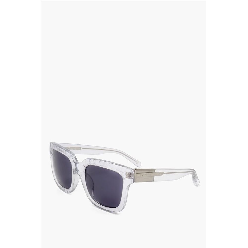 Linda Farrow PHILLIP LIM Wayfarer Sunglasses with Transparent Frame