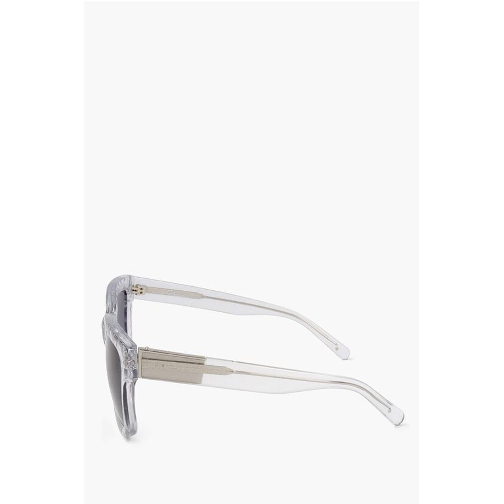 Linda Farrow PHILLIP LIM Wayfarer Sunglasses with Transparent Frame