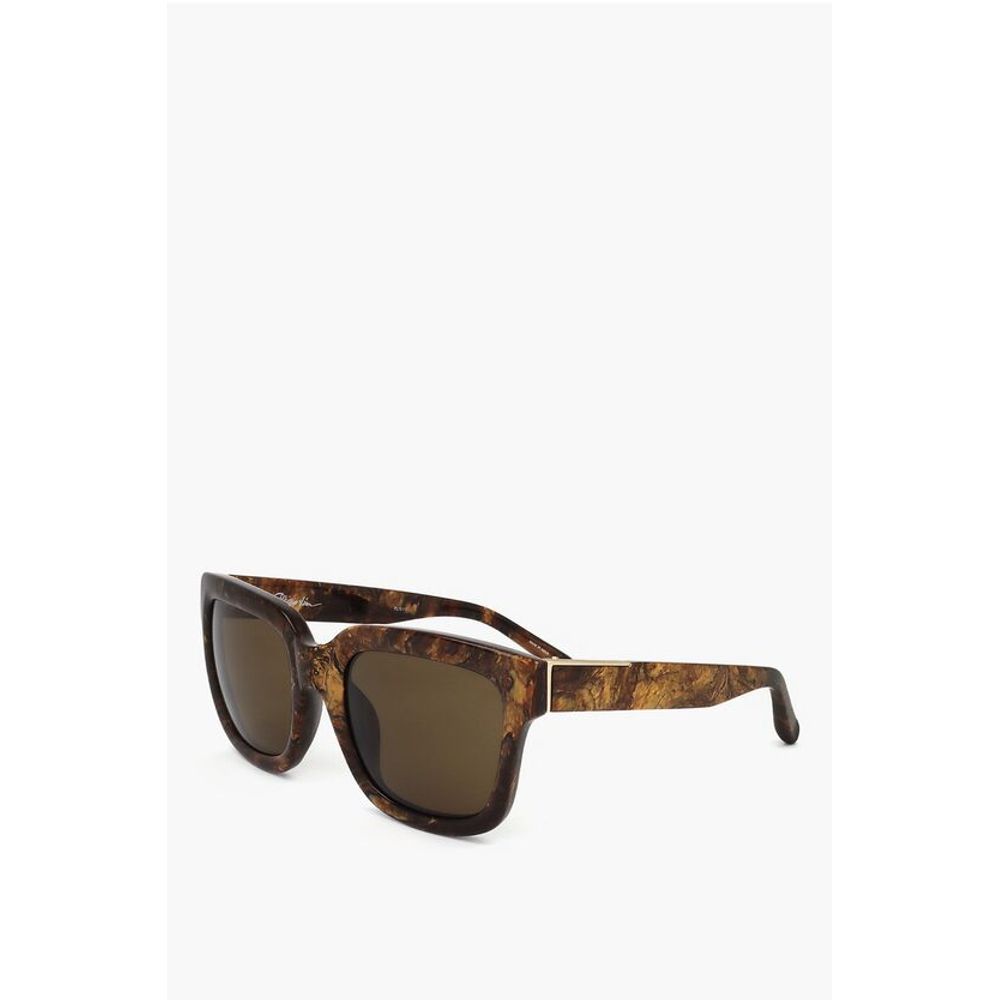 Linda Farrow PHILLIP LIM Marble Effect Frame Wayfarer Sunglasses