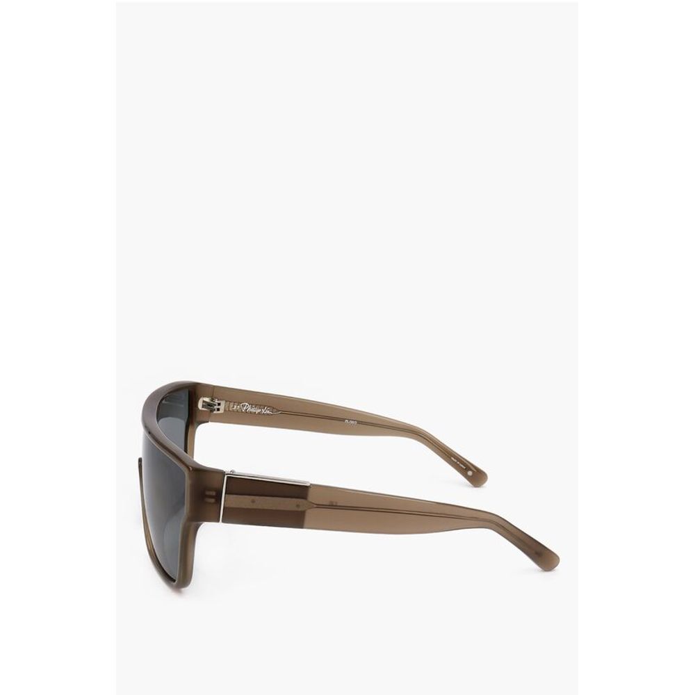 Linda Farrow PHILLIP LIM Shield Sunglasses with See Through Frame