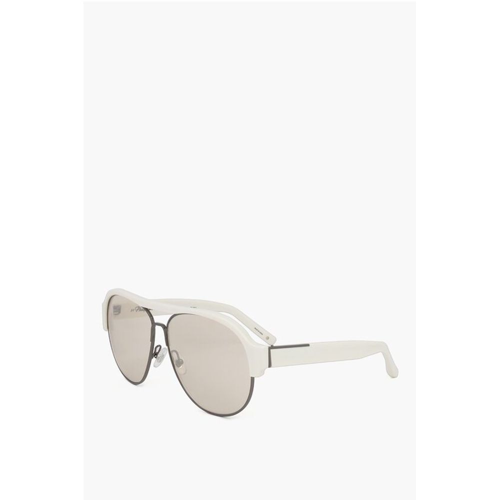 Linda Farrow PHILLIP LIM Aviator Sunglasses wiith Plastic Bridge