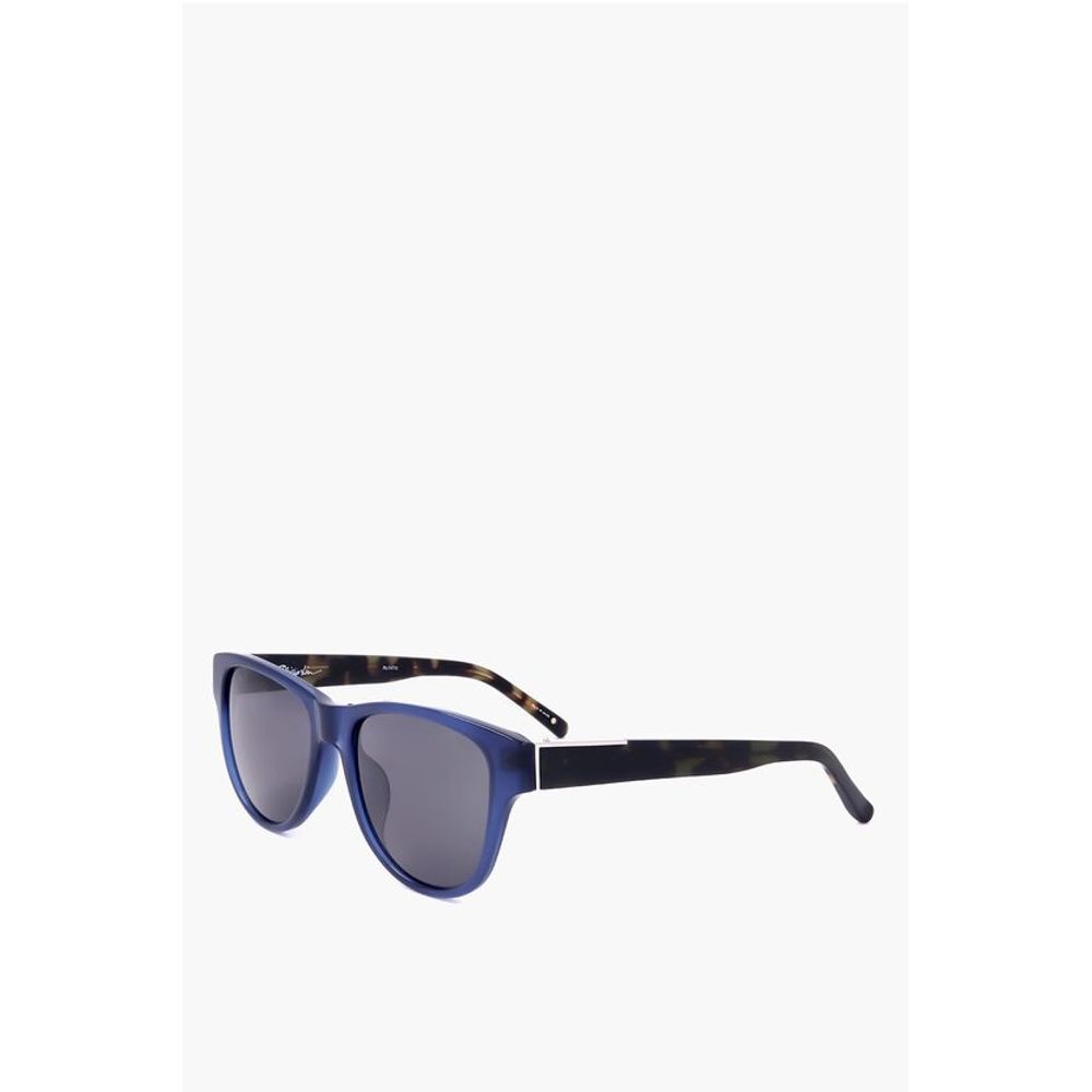 Linda Farrow PHILLIP LIM Wayfarer Sunglasses with Animal Patterned Detail