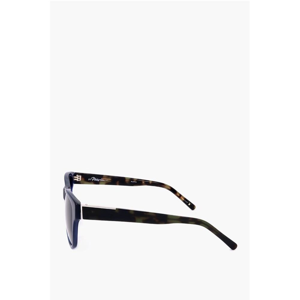 Linda Farrow PHILLIP LIM Wayfarer Sunglasses with Animal Patterned Detail