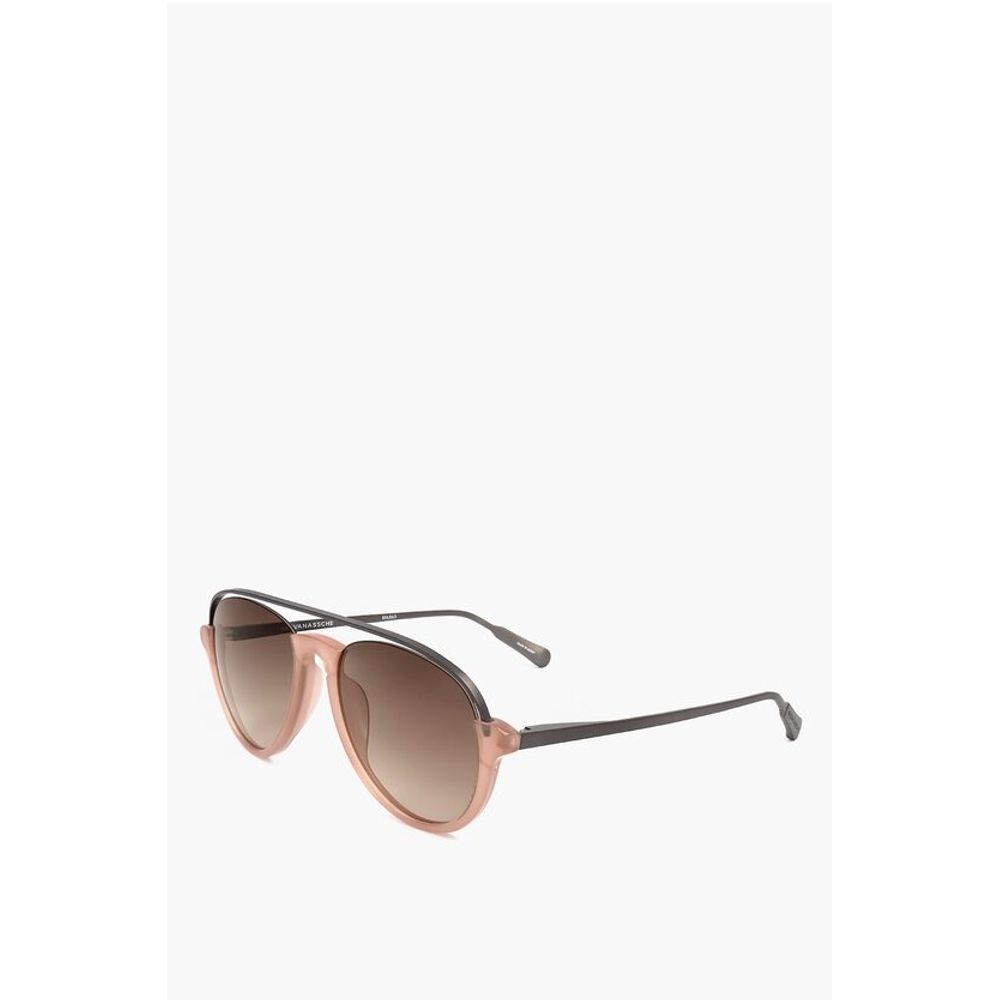 Linda Farrow KRIS VAN ASSCHE Aviator Sunglasses with Gradient Lenses