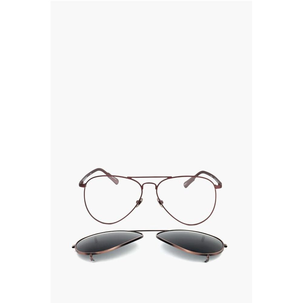 Linda Farrow KRIS VAN ASSCHE Aviator Sunglasses with Removable Mask