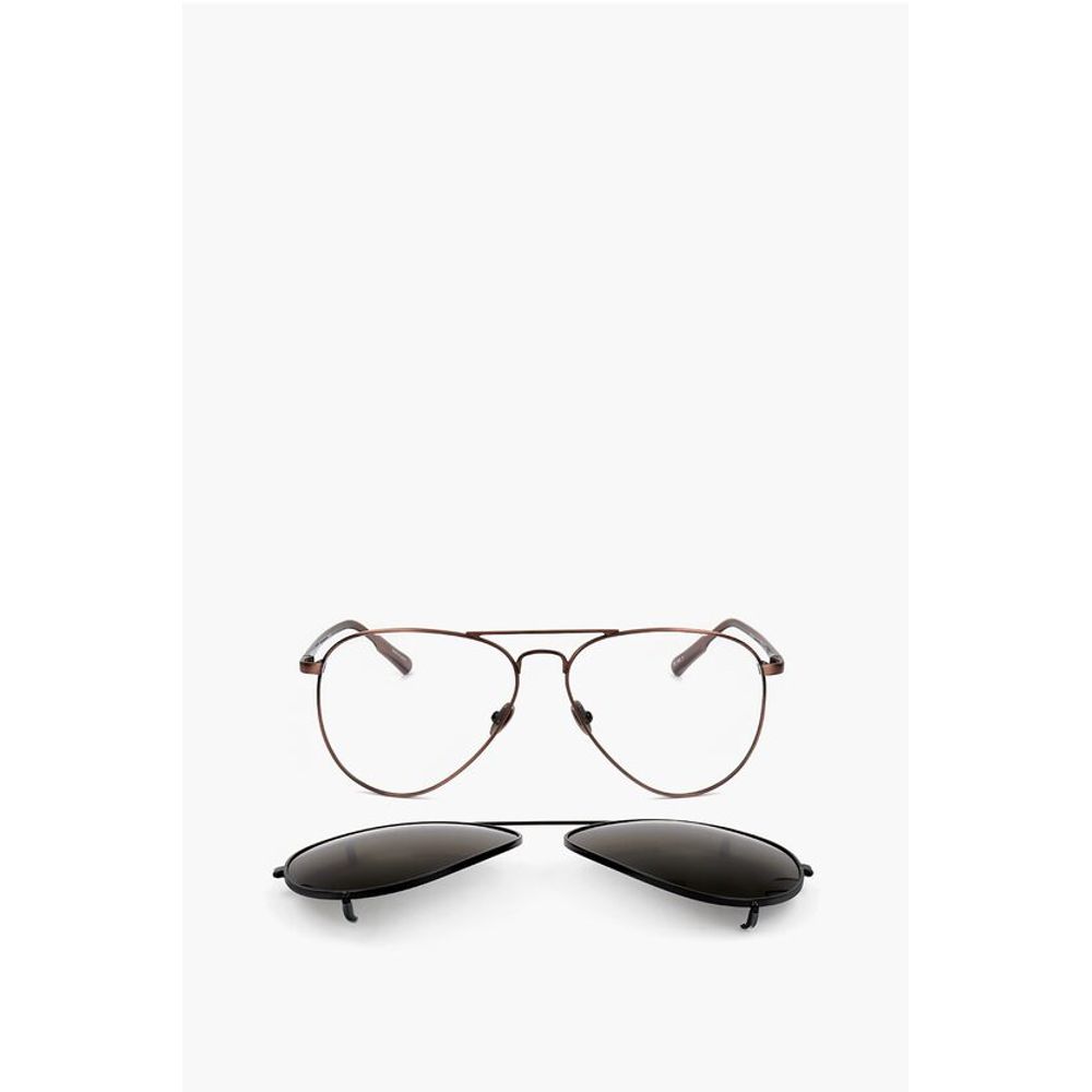 Linda Farrow KRIS VAN ASSCHE Aviator Sunglasses with Removable Mask