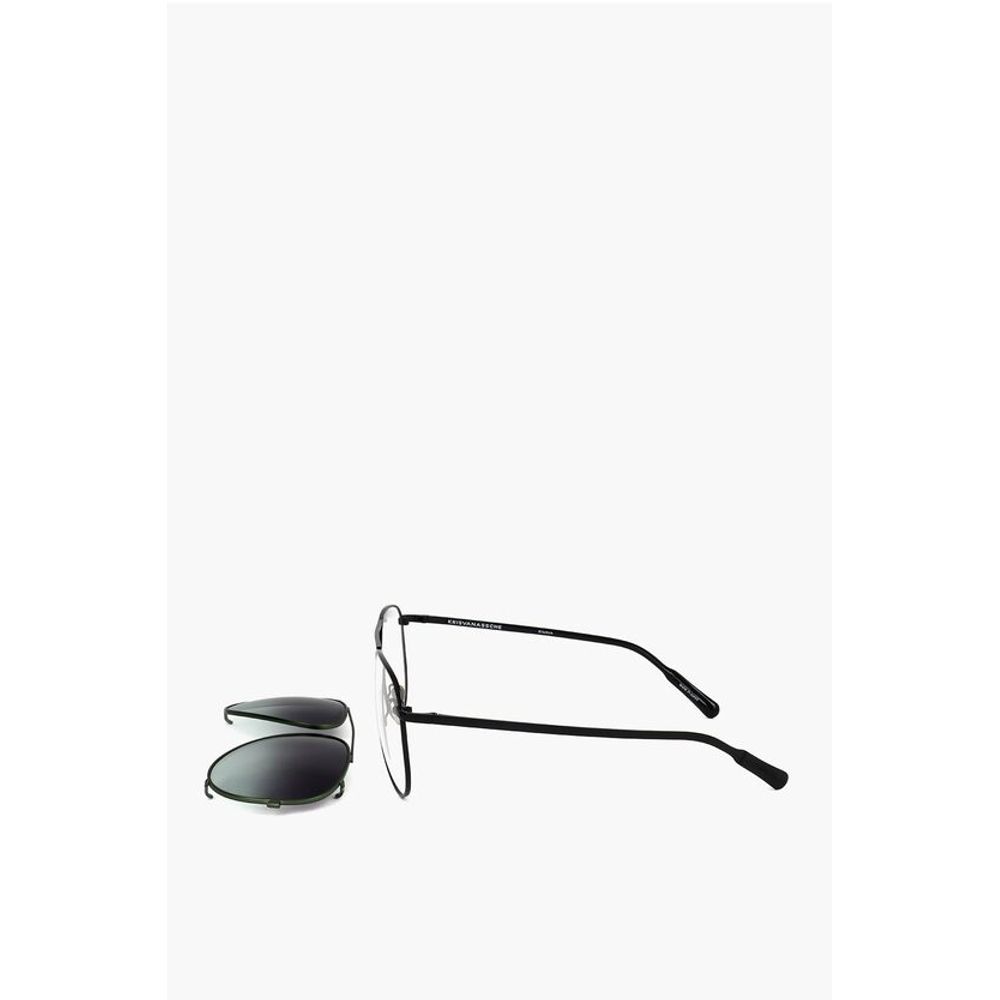 Linda Farrow KRIS VAN ASSCHE Aviator Sunglasses with Removable Mask