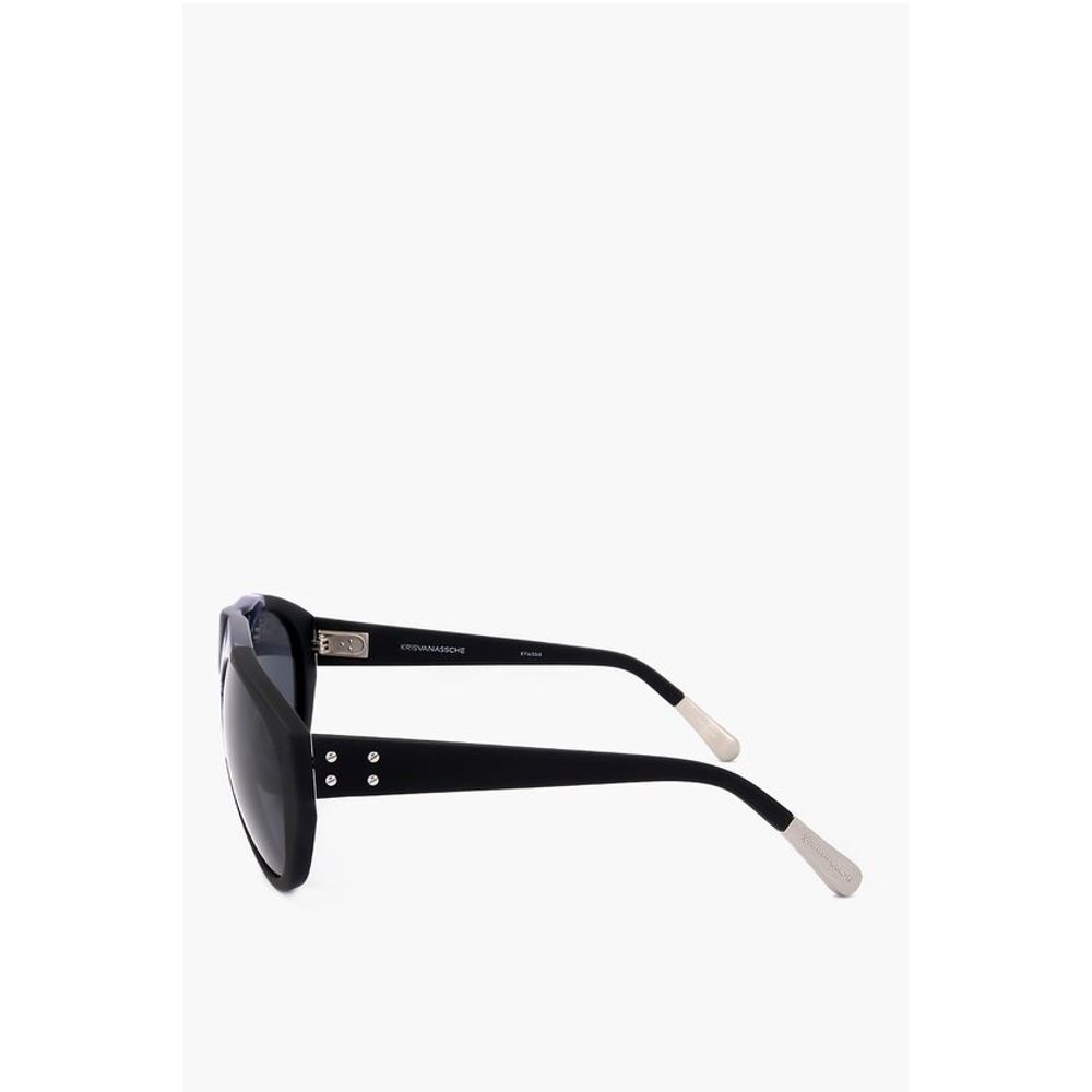 Linda Farrow KRIS VAN ASSCHE Aviator Sunglasses with Two-tone Frame