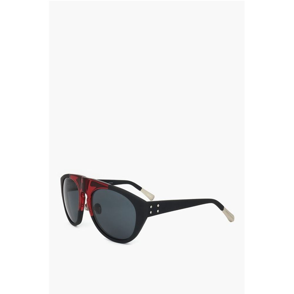 Linda Farrow KRIS VAN ASSCHE Aviator Sunglasses with Two-tone Frame