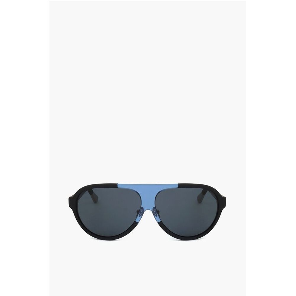 Linda Farrow KRIS VAN ASSCHE Aviator Sunglasses with Two-tone Frame