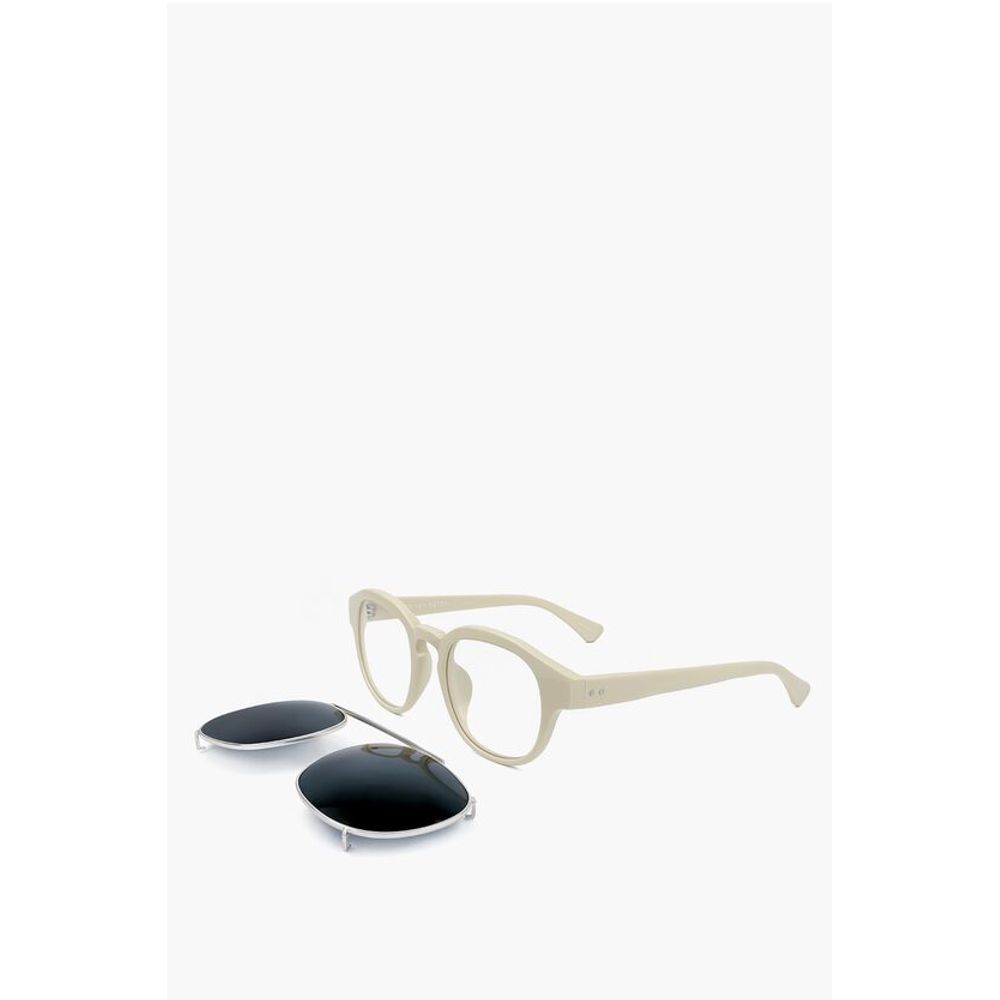 Linda Farrow DRIES VAN NOTEN Wayfarer Sunglasses with Removable Mask