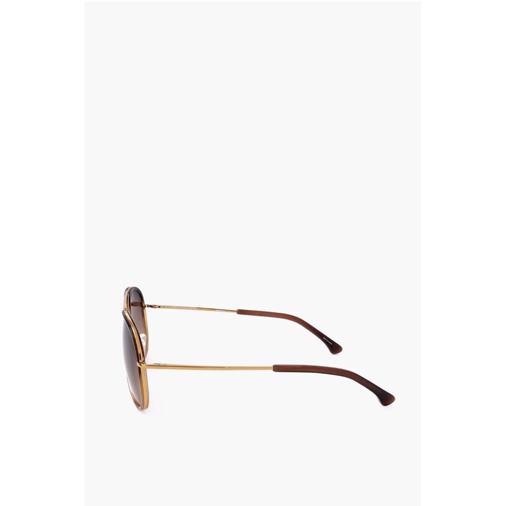 Linda Farrow DRIES VAN NOTEN Aviator Sunglasses with Gradient Lenses