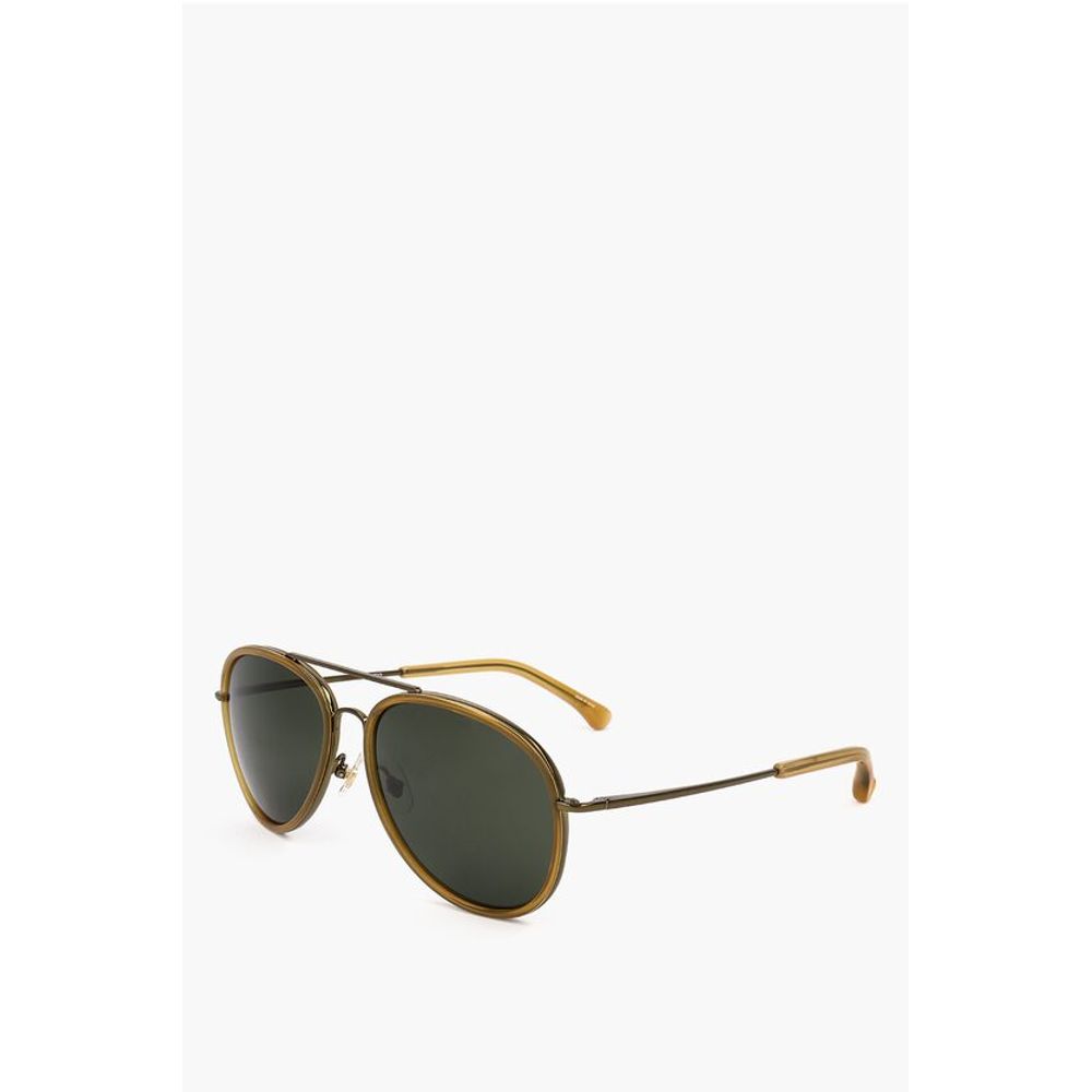 Linda Farrow DRIES VAN NOTEN Aviator Sunglasses with Plastic Frame