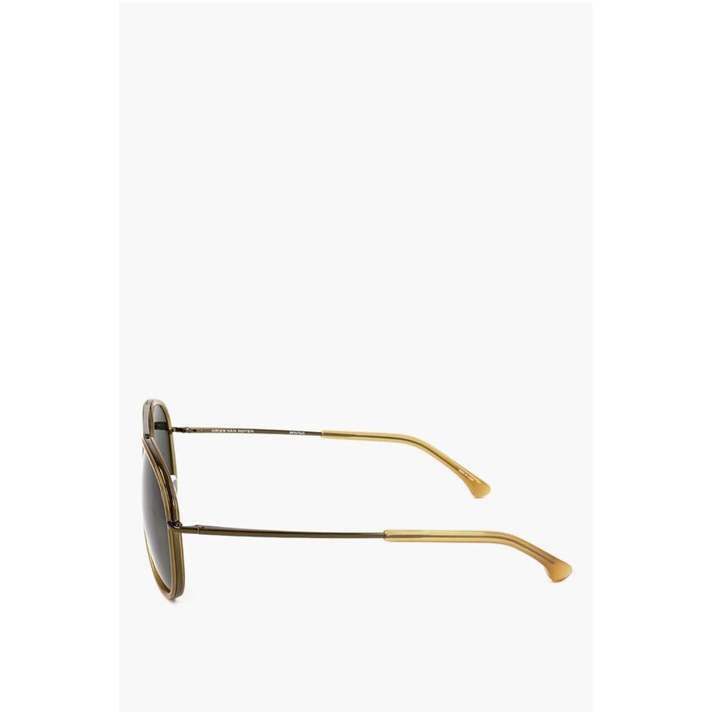 Linda Farrow DRIES VAN NOTEN Aviator Sunglasses with Plastic Frame