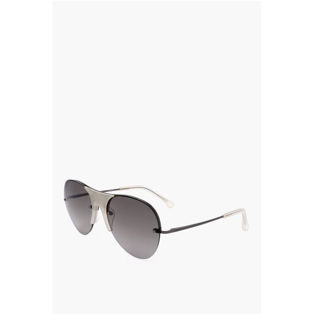 Linda Farrow DRIES VAN NOTEN Aviator Sunglasses with Slim Rods