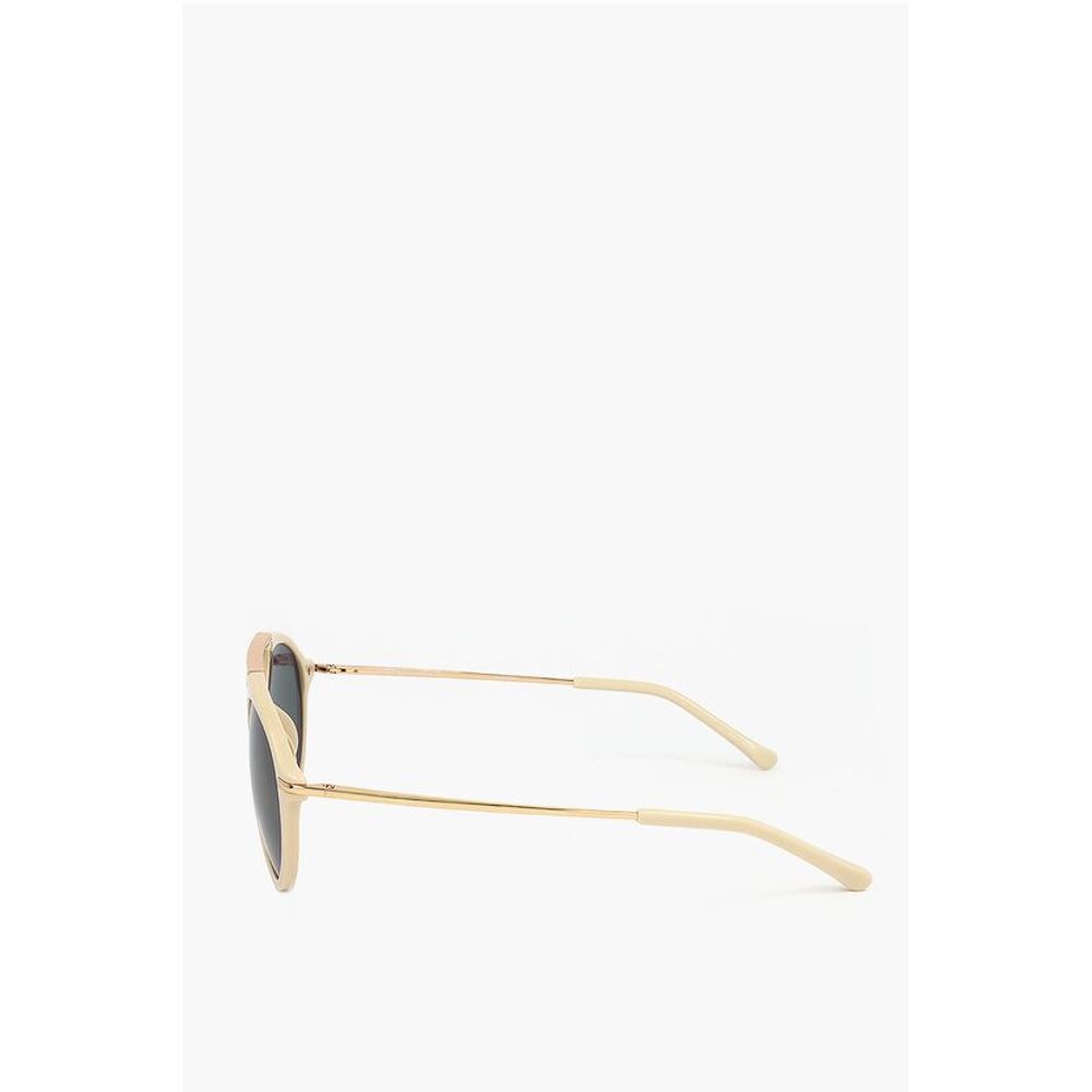 Linda Farrow DRIES VAN NOTEN Aviator Sunglasses with Metal Detail
