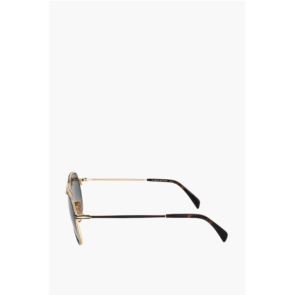 David Beckham Aviator Sunglasses with Metal Frame