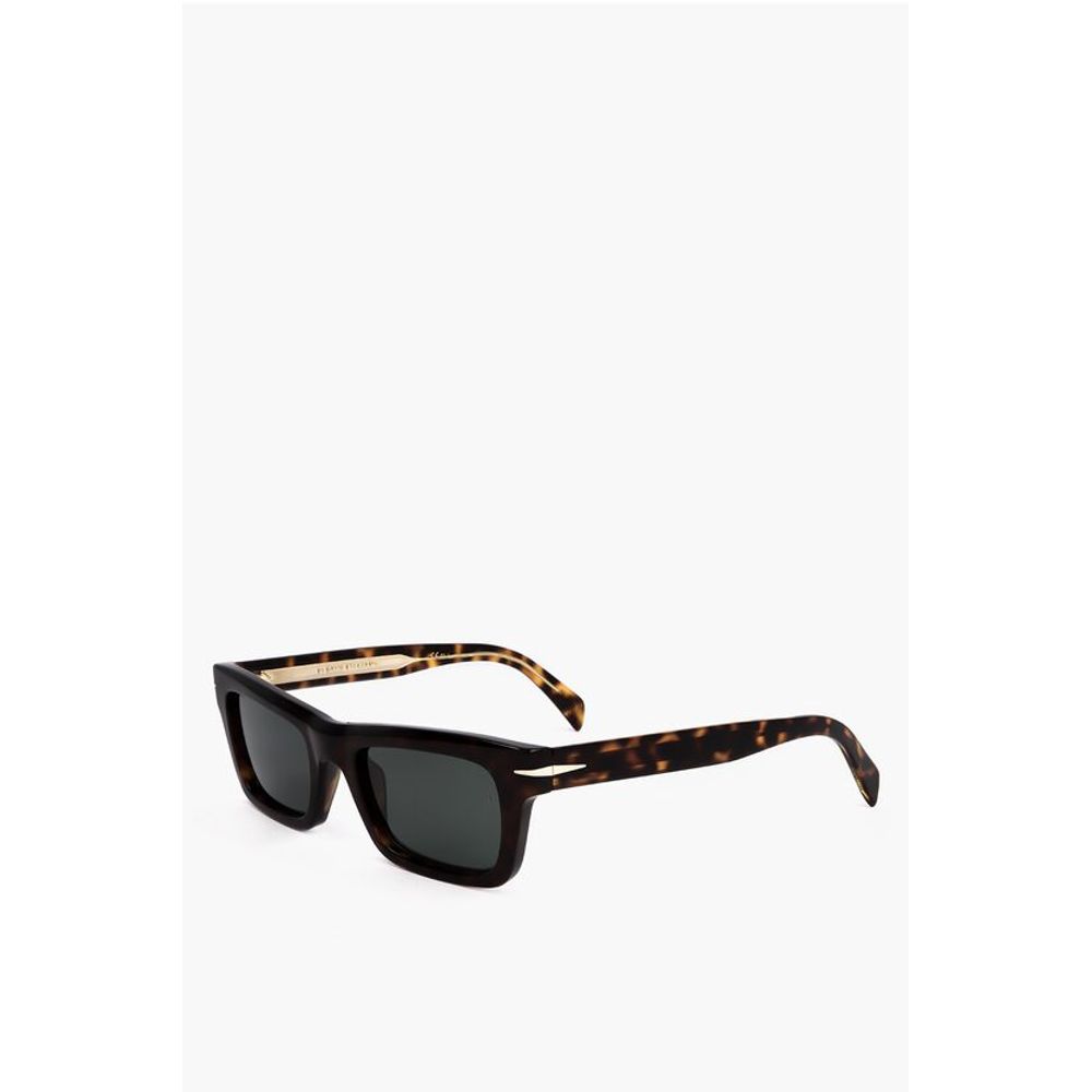David Beckham Rectangular Sunglasses with Tortoiseshell Patterned Frame