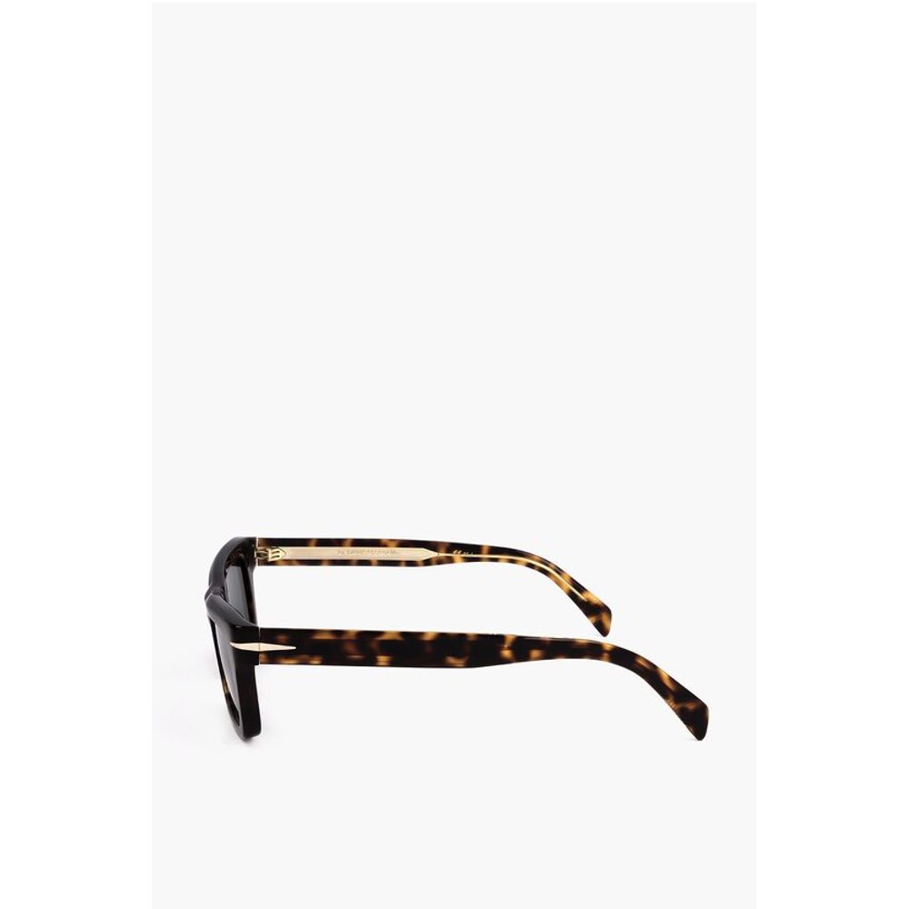 David Beckham Rectangular Sunglasses with Tortoiseshell Patterned Frame