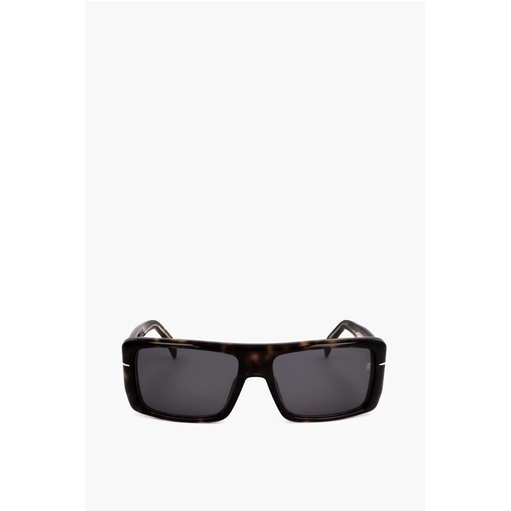 David Beckham Shield Sunglasses with Thick Rods