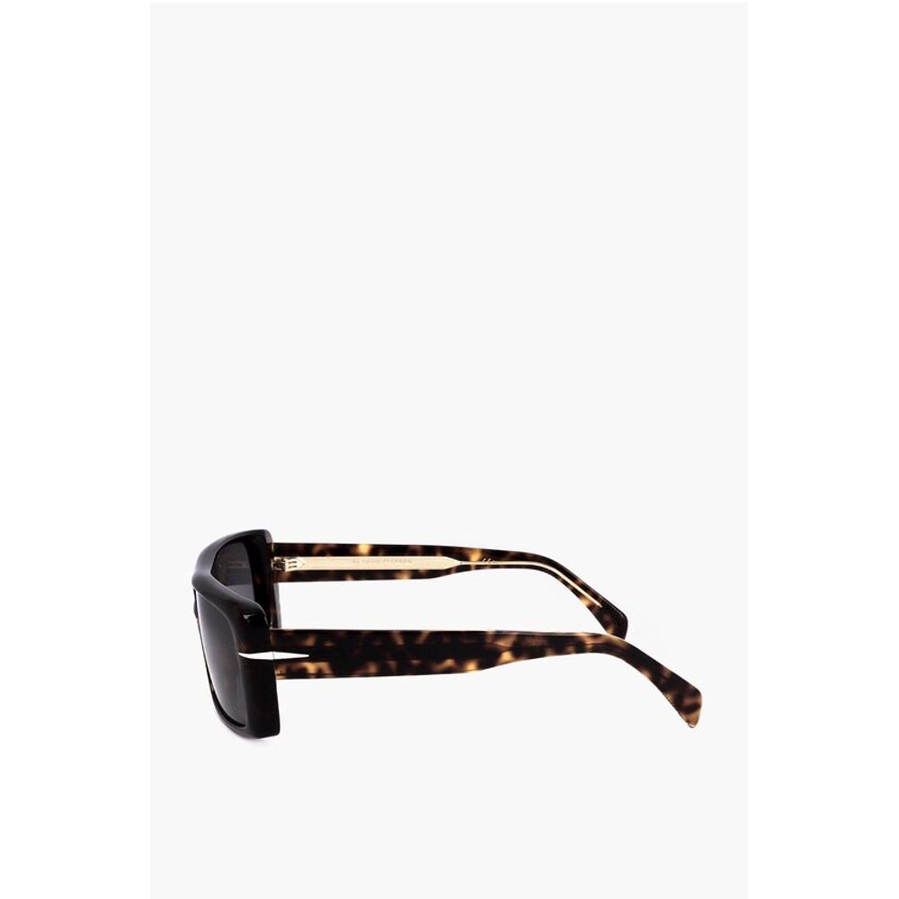 David Beckham Shield Sunglasses with Thick Rods