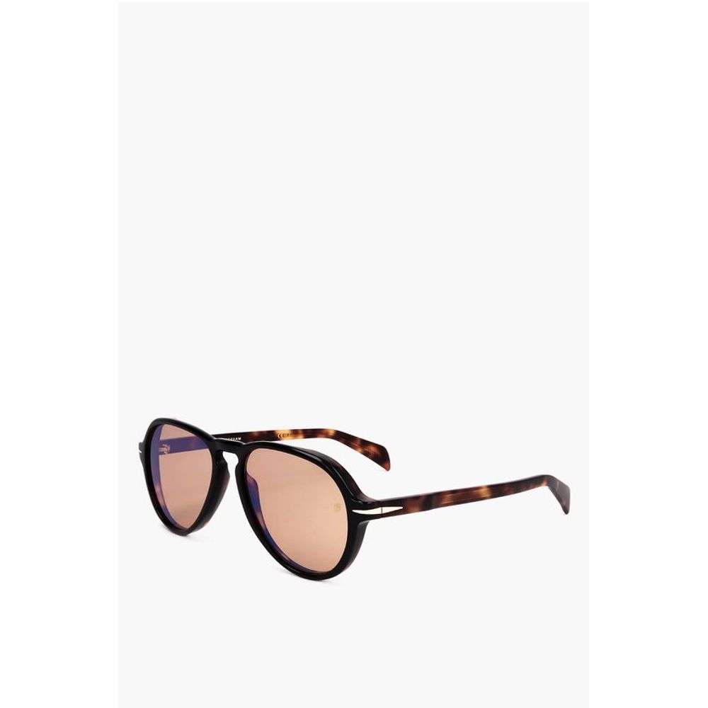David Beckham Aviator Sunglasses with Tortoiseshell Frame