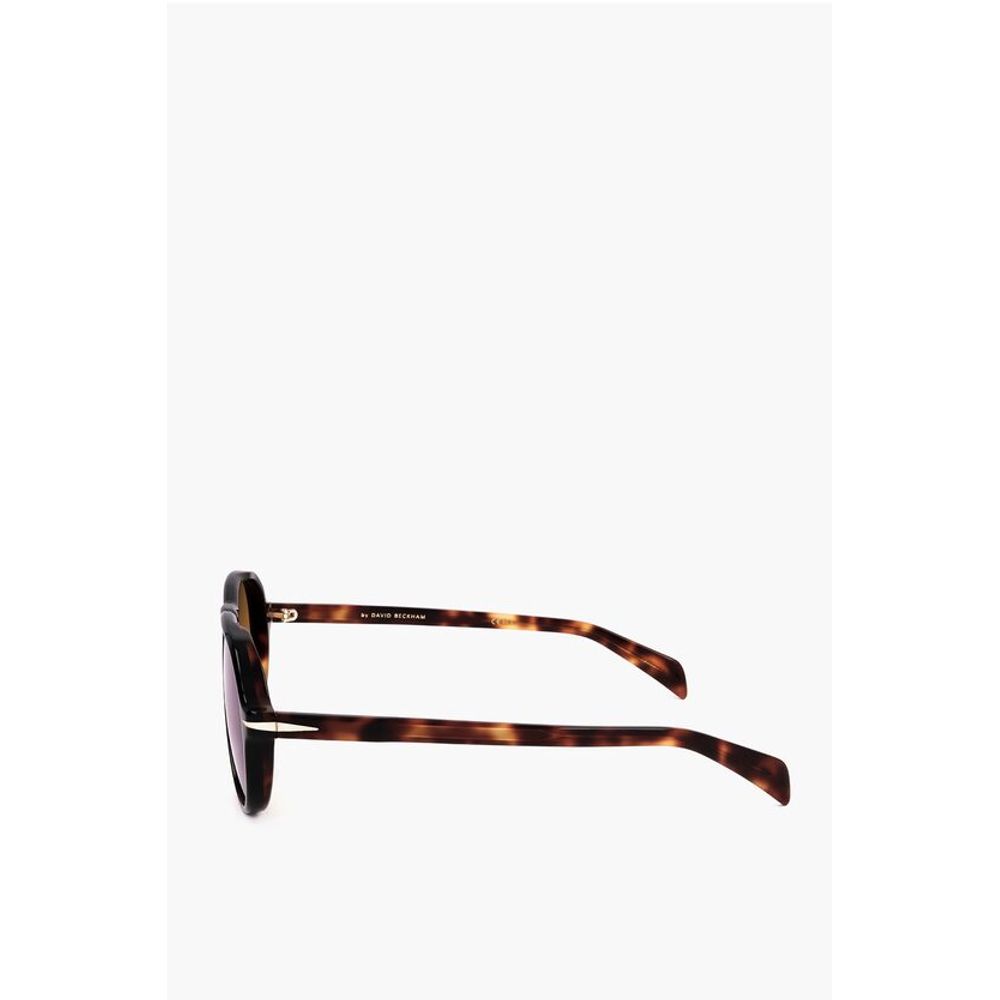 David Beckham Aviator Sunglasses with Tortoiseshell Frame
