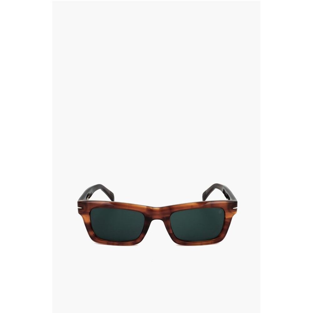 David Beckham Tortoiseshell Sunglasses with Rectangular Design
