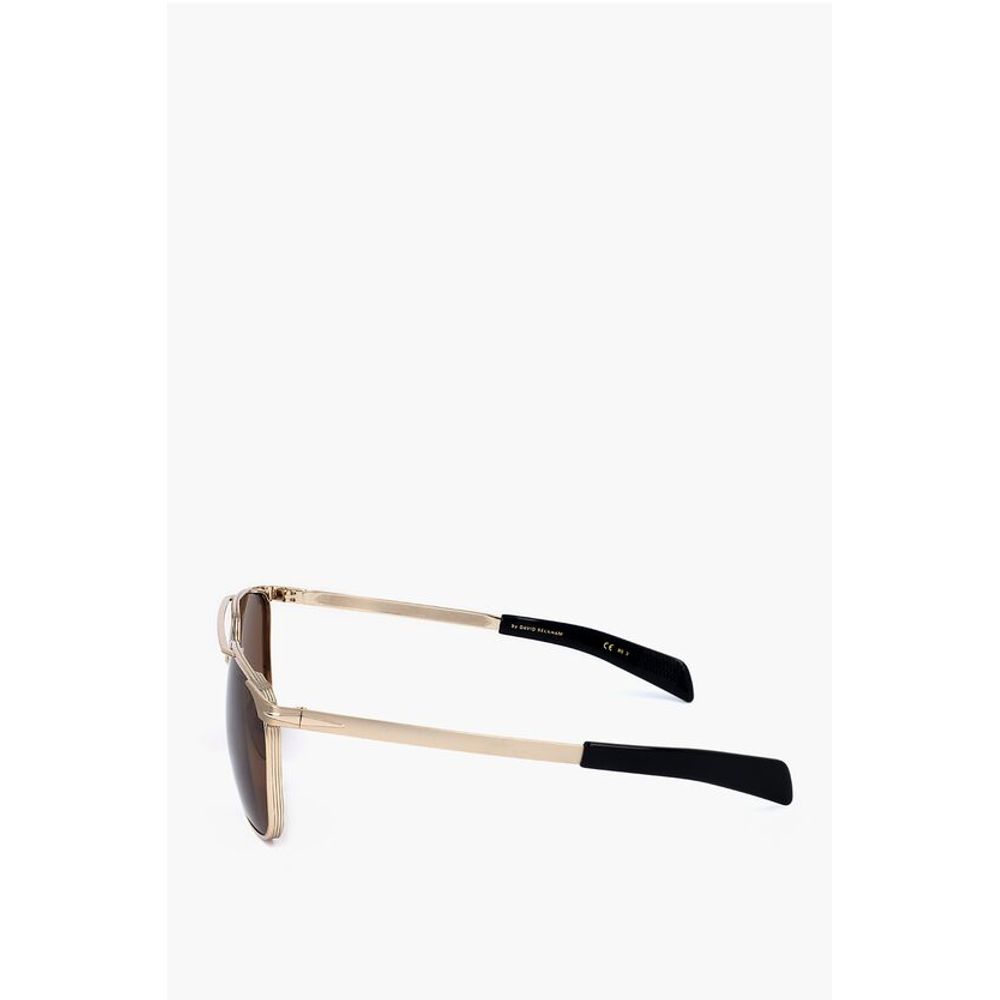 David Beckham Aviator Sunglasses with Metal Frame