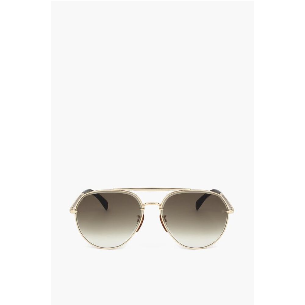 David Beckham Aviator Sunglasses with Gradient Lenses