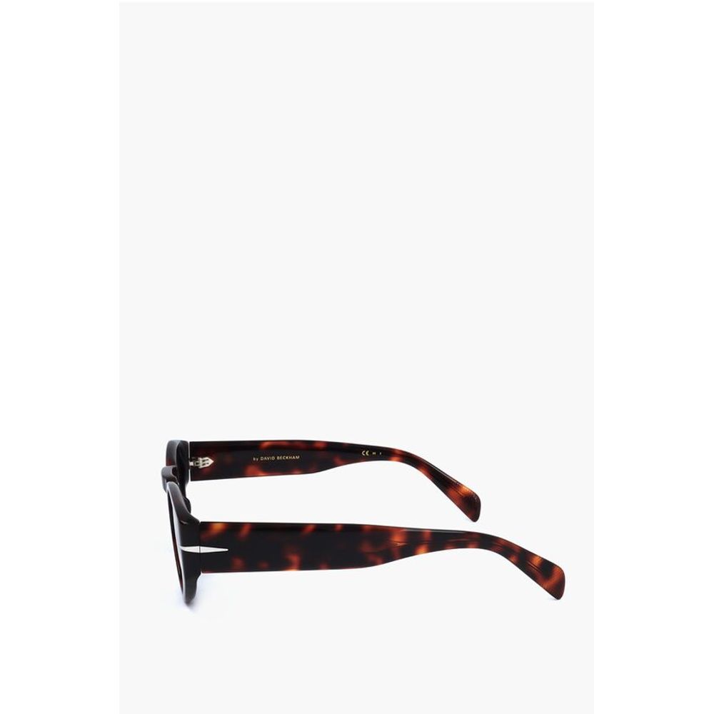 David Beckham Tortoiseshell Patterned Sunglasses with Oval Lenses