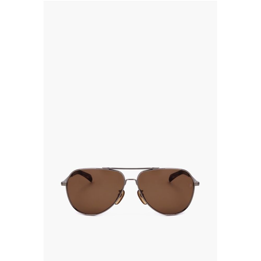 David Beckham Aviator Sunglasses with Metal Frame