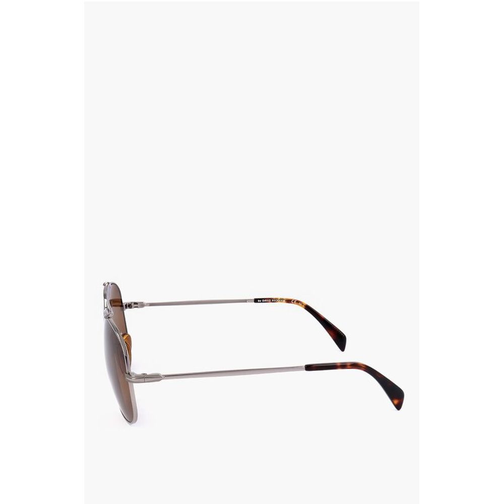 David Beckham Aviator Sunglasses with Orange Lenses