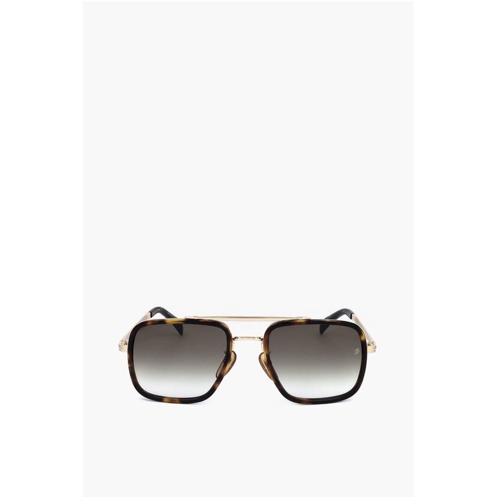 David Beckham Tortoiseshell Aviator Sunglasses with Gradient Lenses
