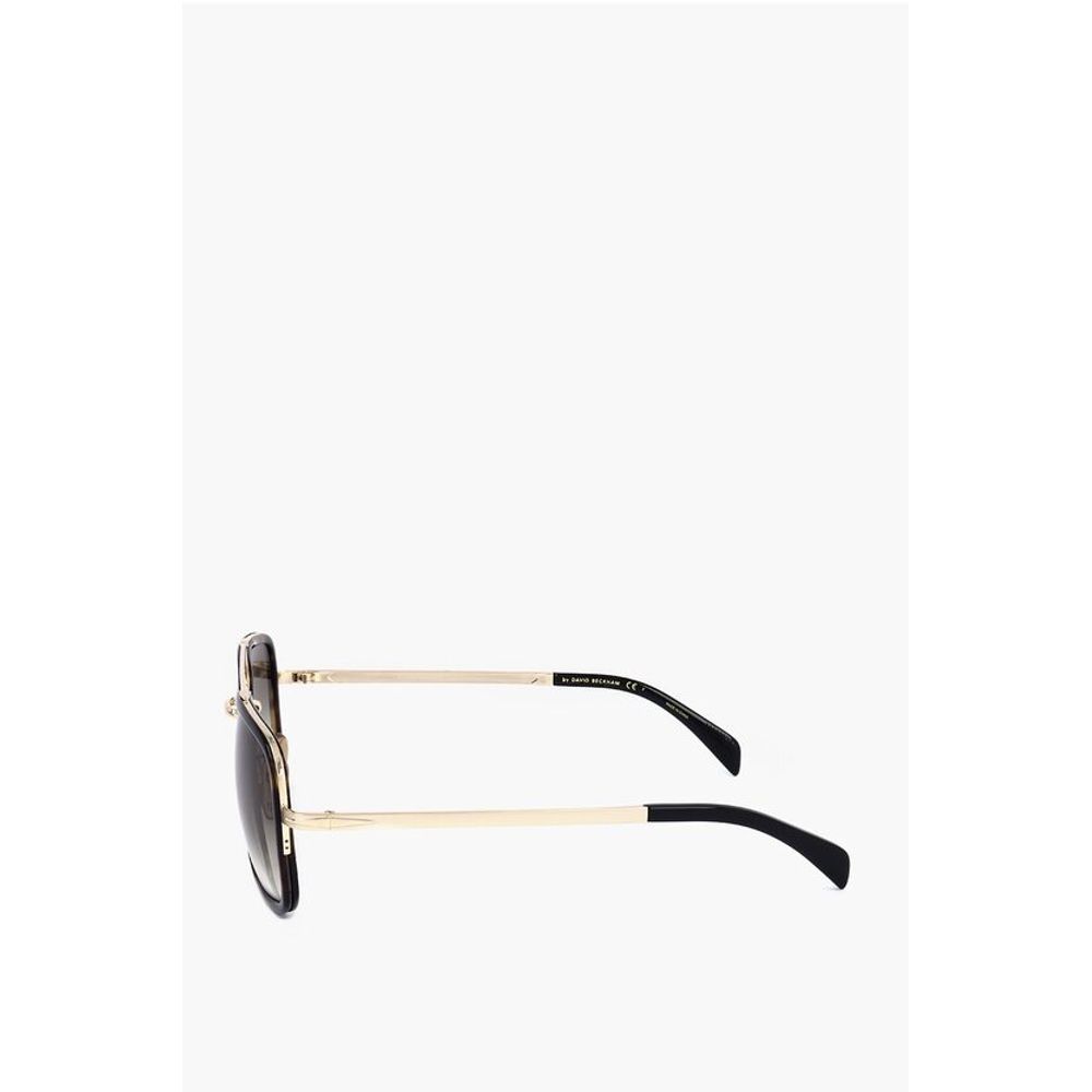 David Beckham Tortoiseshell Aviator Sunglasses with Gradient Lenses