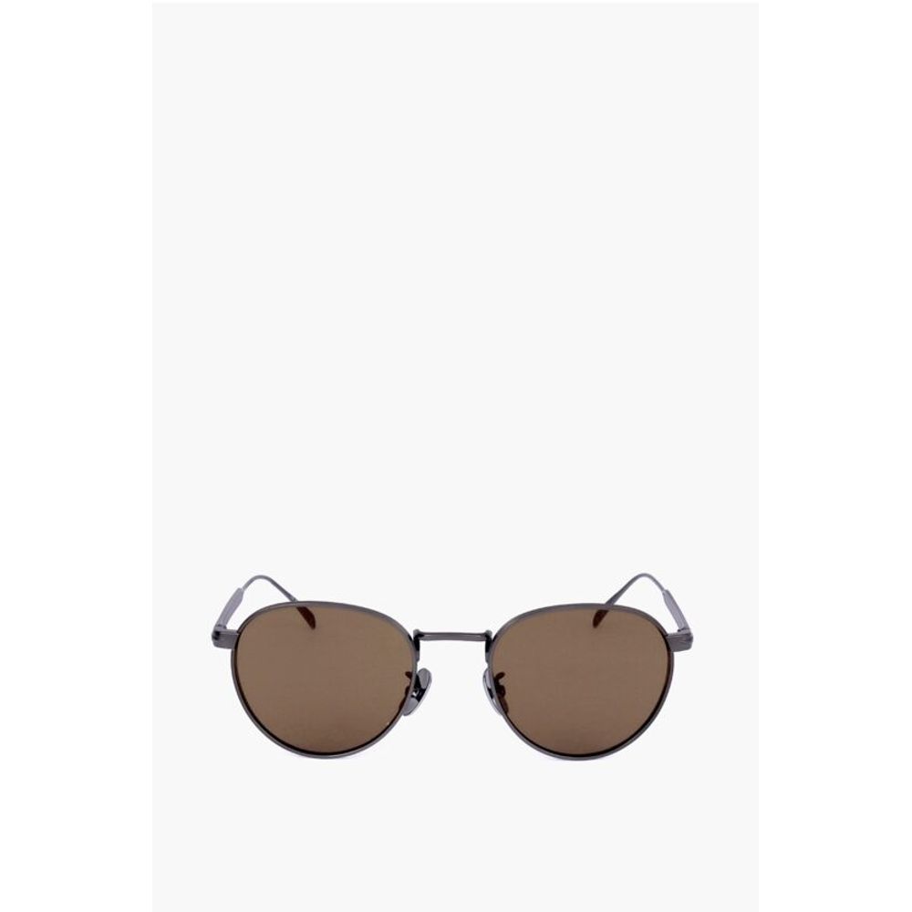 David Beckham Metal-framed Sunglasses with Orange Lenses
