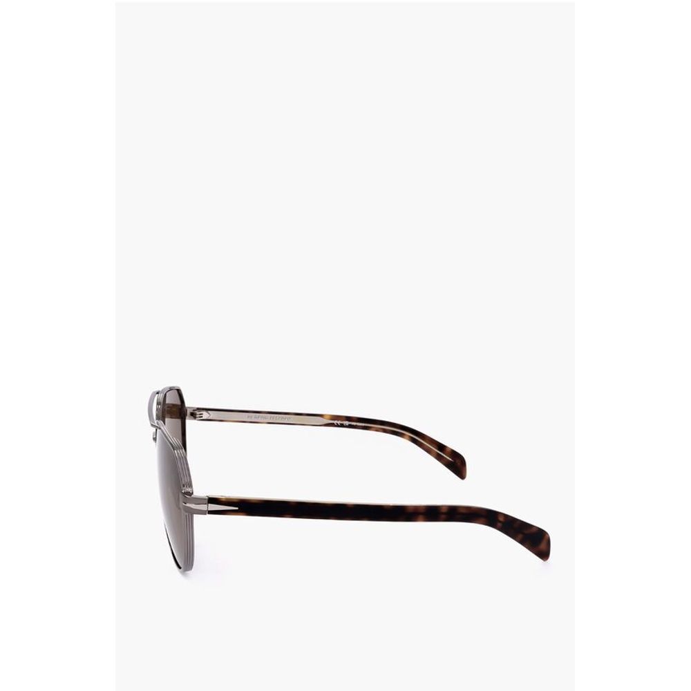 David Beckham Aviator Sunglasses with Metal Frame