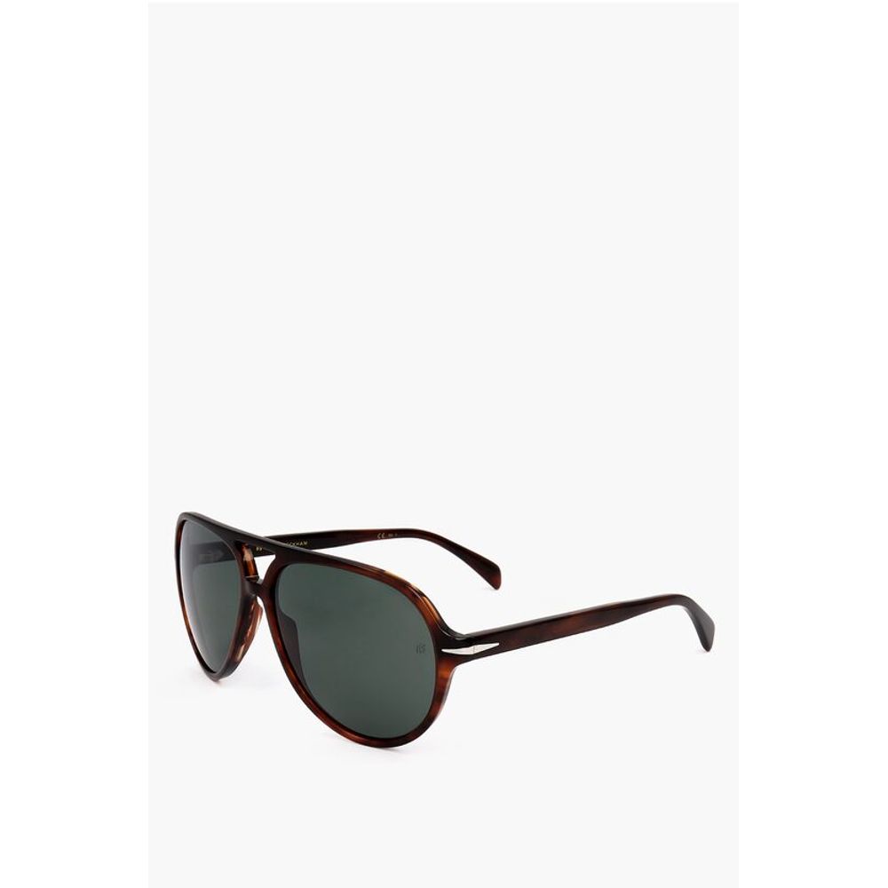 David Beckham Aviator Sunglasses with Tortoiseshell Frame