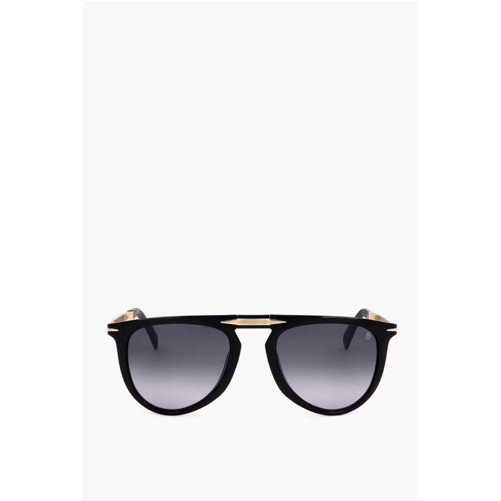 David Beckham Wayfarer Sunglasses with Straight Bridge