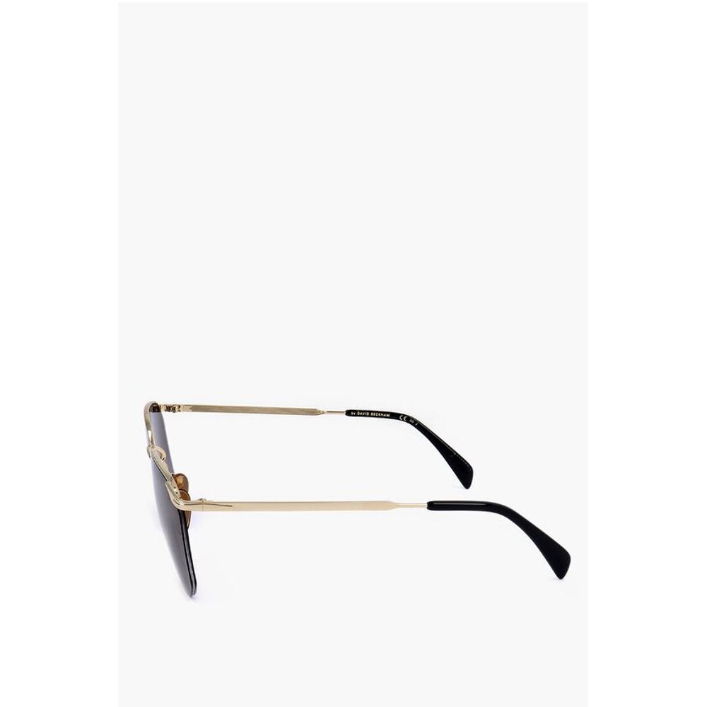 David Beckham Half-frame Sunglasses with Dark Lenses