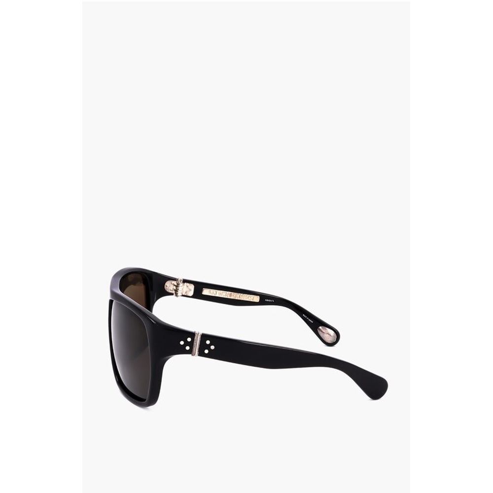 Linda Farrow ANN DEMEULEMEESTER Shield Sunglasses with Plastic Frame